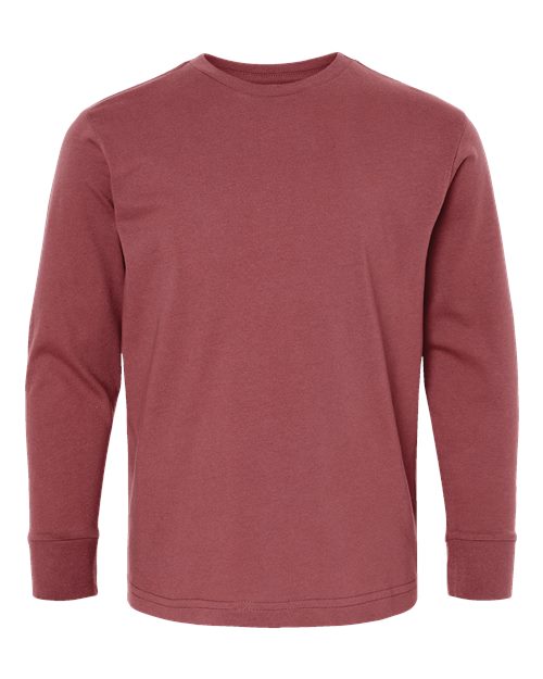 6201 - Youth Fine Jersey Long Sleeve Tee