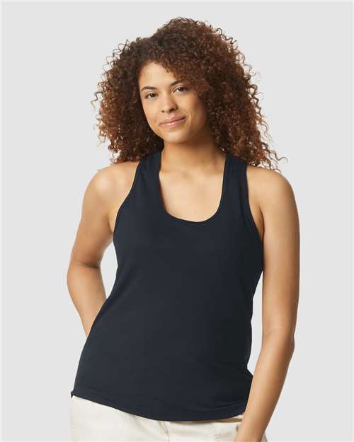64220LCVC - Women's Softstyle® CVC Racerback Tank Top