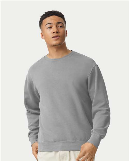1466 - Unisex Garment-Dyed Lightweight Crewneck Sweatshirt
