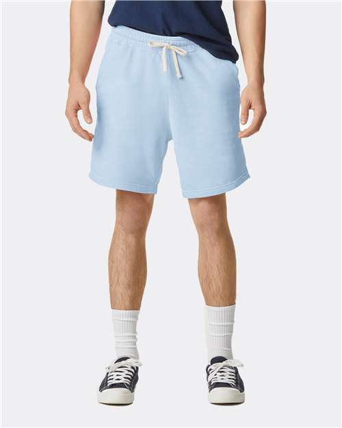 1468 - Unisex Garment-Dyed Lightweight Sweat Shorts