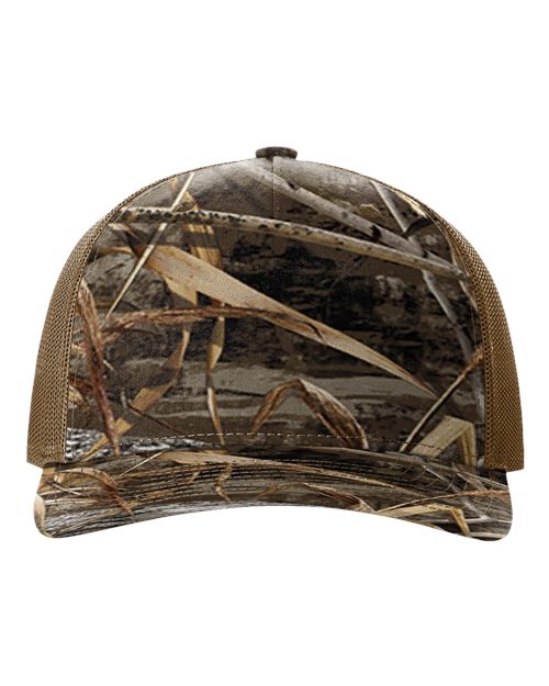 112PFP - Printed Five-Panel Trucker Cap