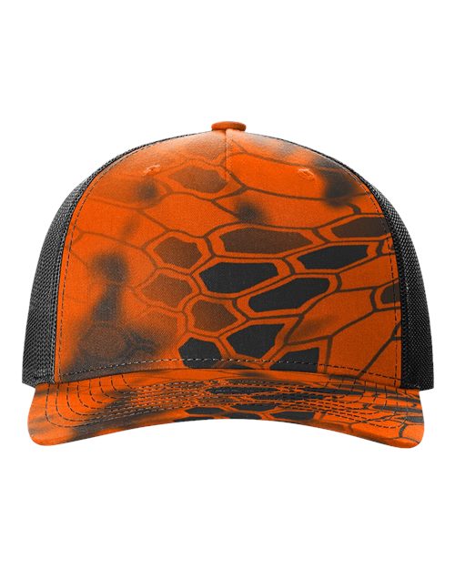 112PFP - Printed Five-Panel Trucker Cap