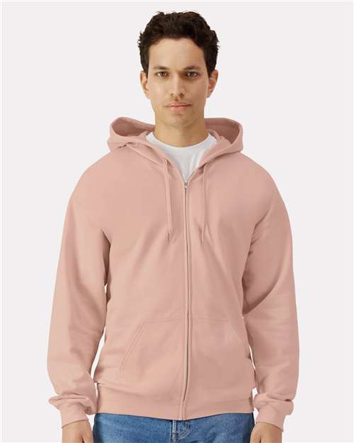 SF600 - Unisex Softstyle® Midweight Full-Zip Hooded Sweatshirt