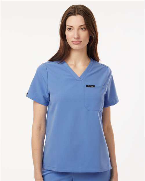 W10001 - Women's Rhena Essential 1-Pocket Scrub V-Neck Top