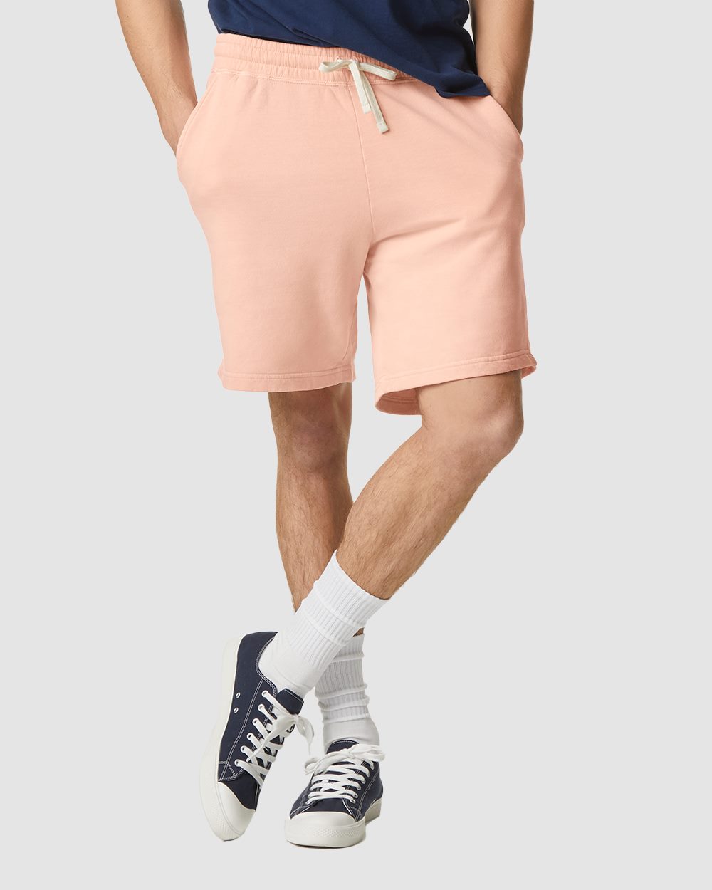 1468 - Unisex Garment-Dyed Lightweight Sweat Shorts