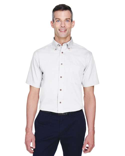 M500S - Men's Easy Blend™ Twill Dress Shirt with Stain-Release