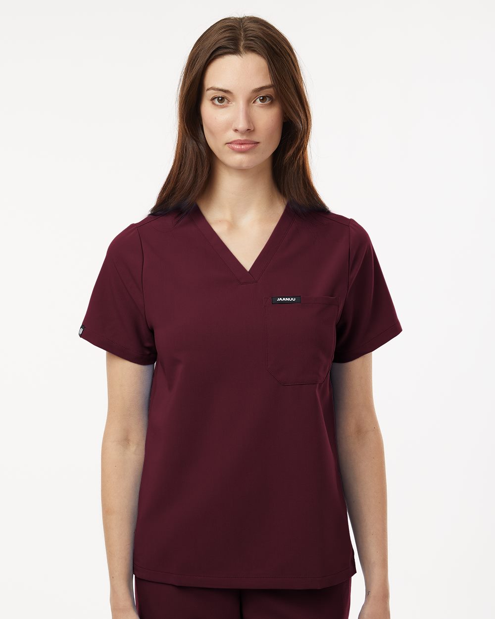 W10001 - Women's Rhena Essential 1-Pocket Scrub V-Neck Top