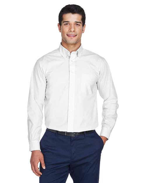 D620 - Men's Crown Collection® Broadcloth Woven Dress Shirt
