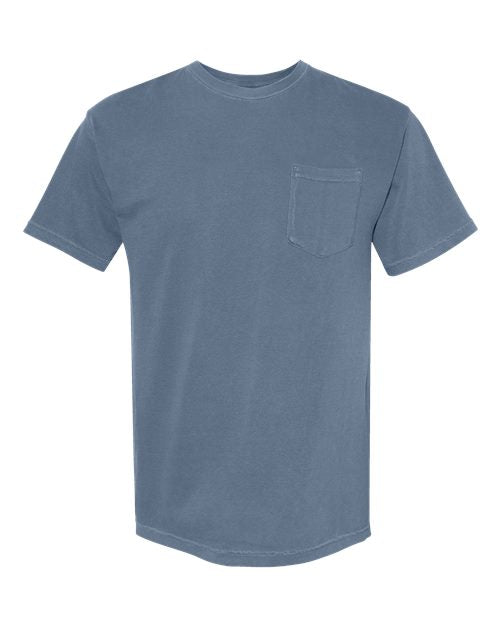 6030 - Unisex Garment-Dyed Heavyweight Pocket T-Shirt