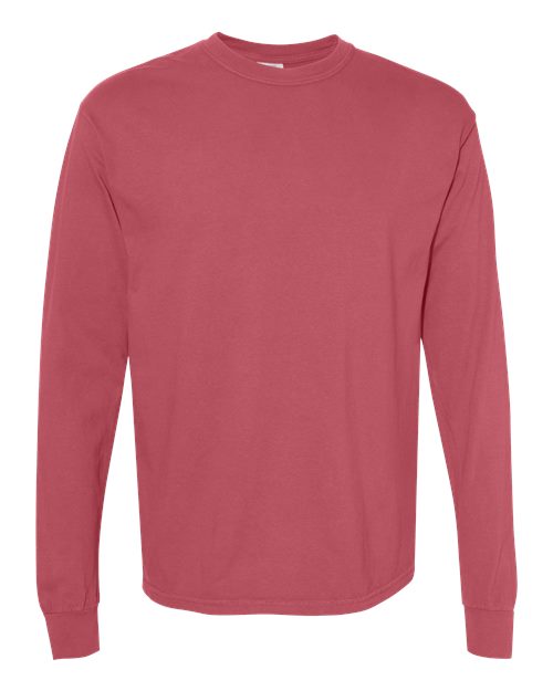 6014 - Unisex Garment-Dyed Heavyweight Long Sleeve T-Shirt
