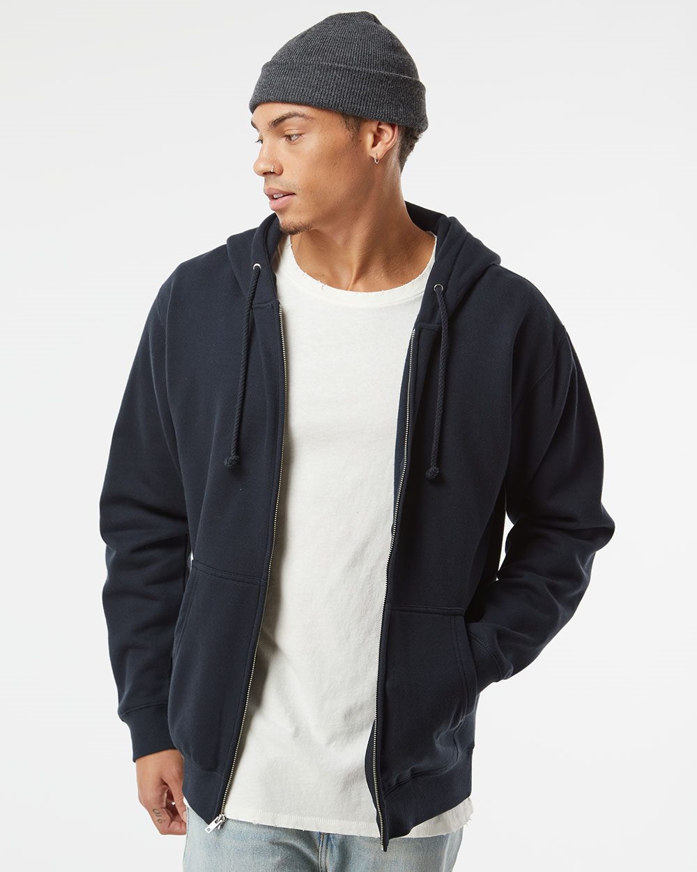 IND4000Z - Unisex Heavyweight Full-Zip Hooded Sweatshirt