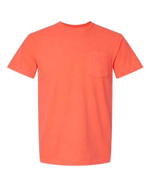 6030 - Unisex Garment-Dyed Heavyweight Pocket T-Shirt