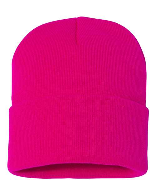 SP12 - 12" Solid Cuffed Beanie
