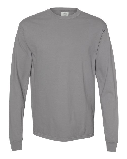 6014 - Unisex Garment-Dyed Heavyweight Long Sleeve T-Shirt