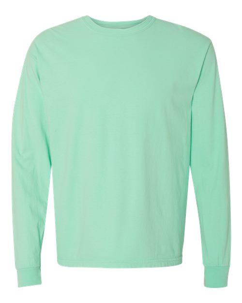 6014 - Unisex Garment-Dyed Heavyweight Long Sleeve T-Shirt
