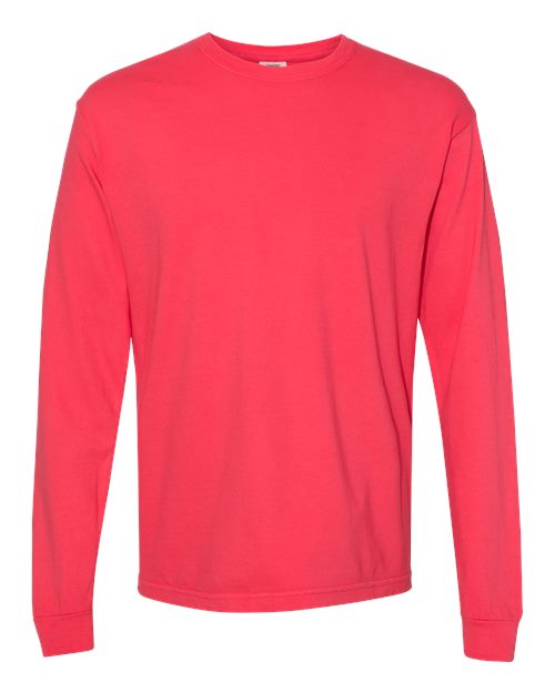 6014 - Unisex Garment-Dyed Heavyweight Long Sleeve T-Shirt