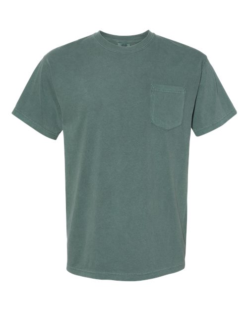 6030 - Unisex Garment-Dyed Heavyweight Pocket T-Shirt