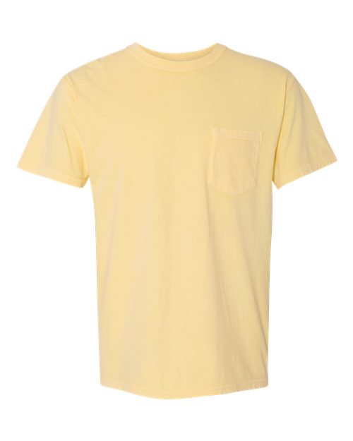 6030 - Unisex Garment-Dyed Heavyweight Pocket T-Shirt