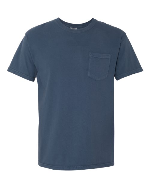 6030 - Unisex Garment-Dyed Heavyweight Pocket T-Shirt