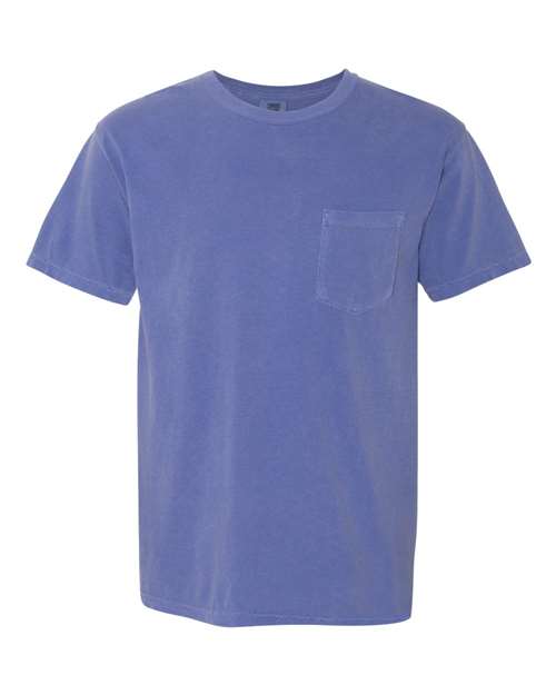 6030 - Unisex Garment-Dyed Heavyweight Pocket T-Shirt