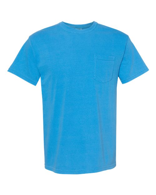 6030 - Unisex Garment-Dyed Heavyweight Pocket T-Shirt