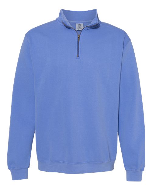 1580 - Unisex Garment-Dyed Quarter-Zip Sweatshirt