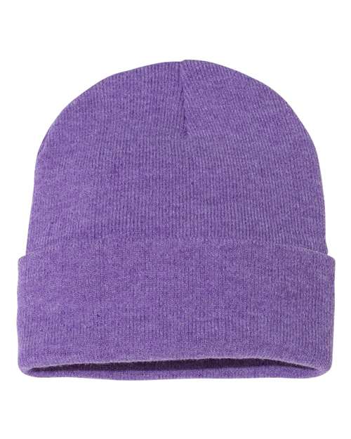 SP12 - 12" Solid Cuffed Beanie