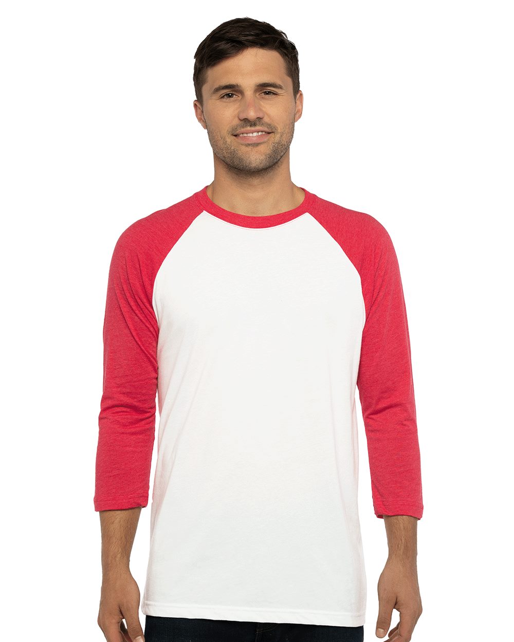 6251 - Unisex CVC Three-Quarter Sleeve Raglan Tee