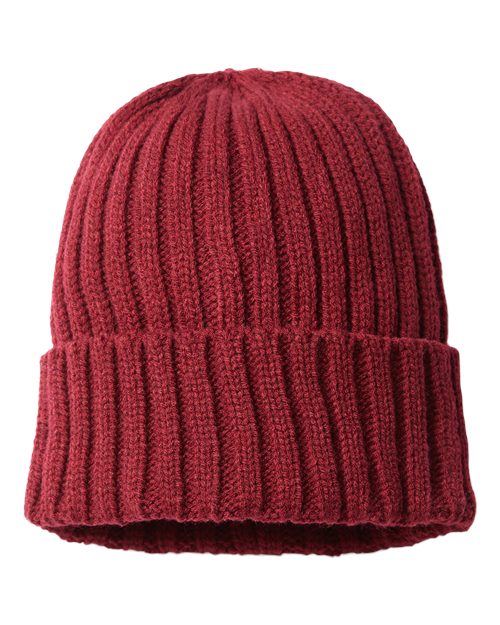 SHORE - Sustainable Cable Knit Cuffed Beanie