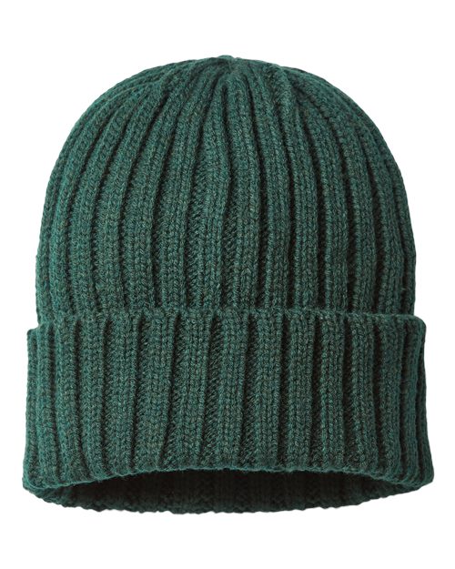 SHORE - Sustainable Cable Knit Cuffed Beanie