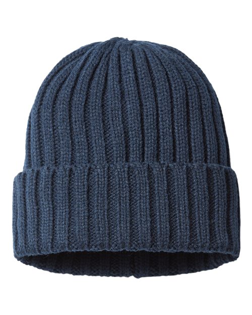 SHORE - Sustainable Cable Knit Cuffed Beanie