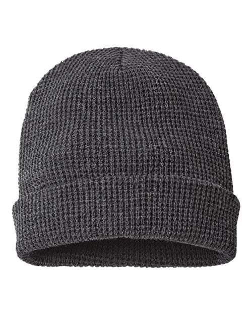 146R - Waffle Cuffed Beanie