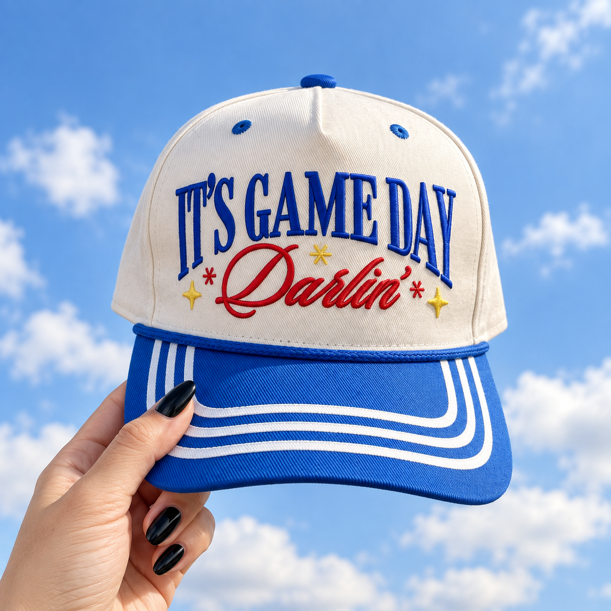 It's Game Day Darlin - Embroidered Apparel