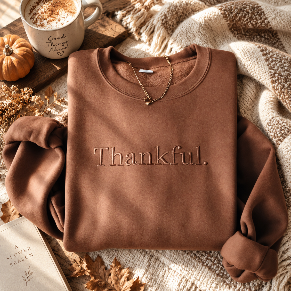Thankful - Embroidered Apparel