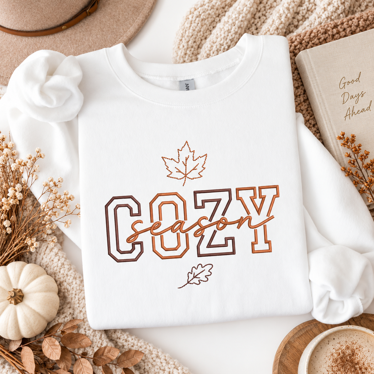 Cozy Season - Embroidered Apparel