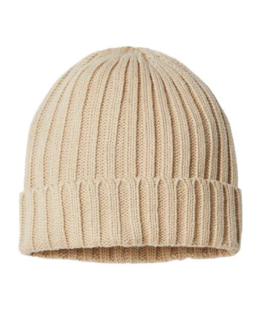 SHORE - Sustainable Cable Knit Cuffed Beanie