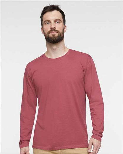 6918 - Unisex Fine Jersey Long Sleeve Tee
