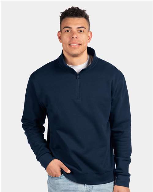 9643 - Unisex Fleece Quarter-Zip Pullover