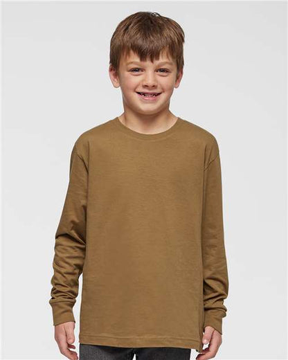 6201 - Youth Fine Jersey Long Sleeve Tee