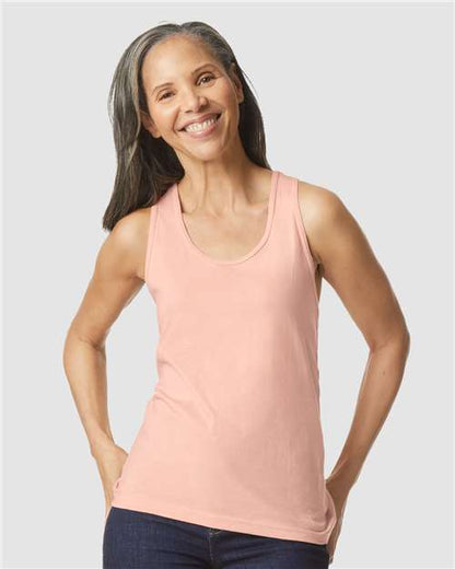 64220LCVC - Women's Softstyle® CVC Racerback Tank Top