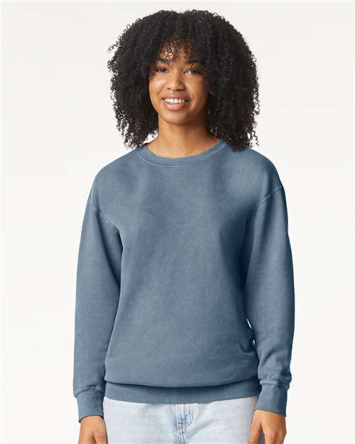 1466 - Unisex Garment-Dyed Lightweight Crewneck Sweatshirt