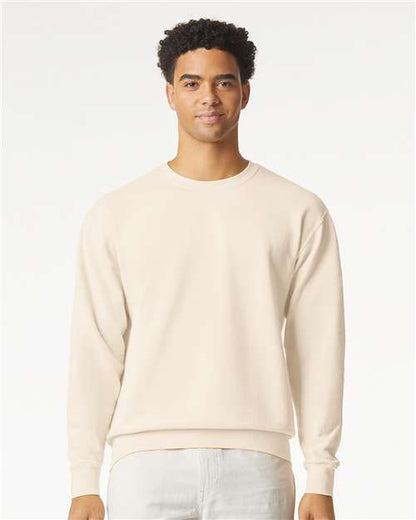 1466 - Unisex Garment-Dyed Lightweight Crewneck Sweatshirt