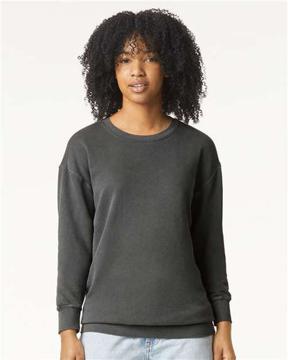 1466 - Unisex Garment-Dyed Lightweight Crewneck Sweatshirt