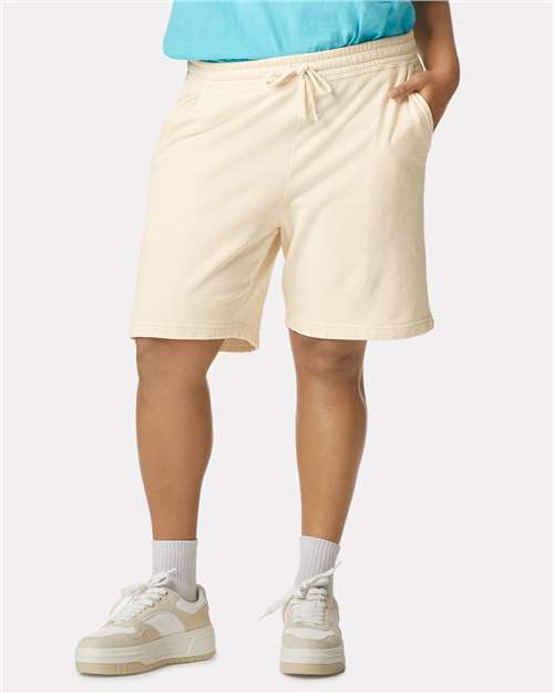 1468 - Unisex Garment-Dyed Lightweight Sweat Shorts