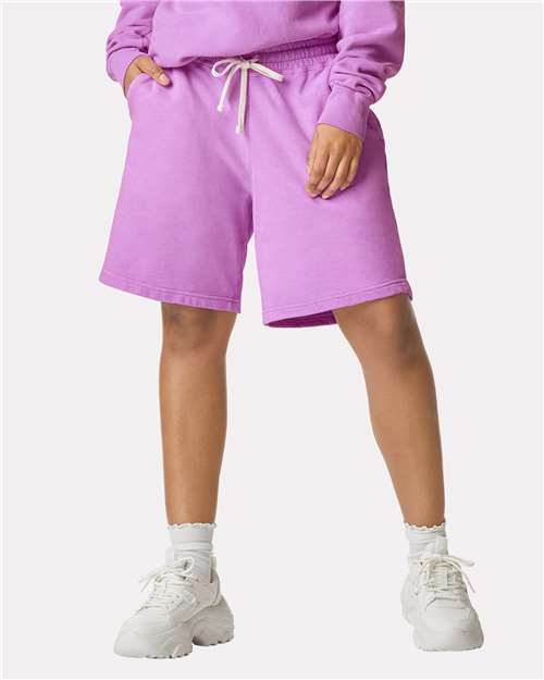 1468 - Unisex Garment-Dyed Lightweight Sweat Shorts