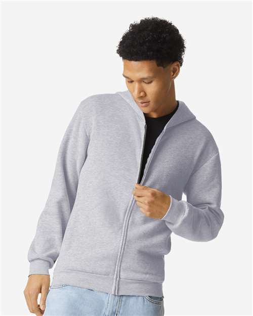 RF497 - Unisex ReFlex Fleece Full-Zip Hoodie Sweatshirt