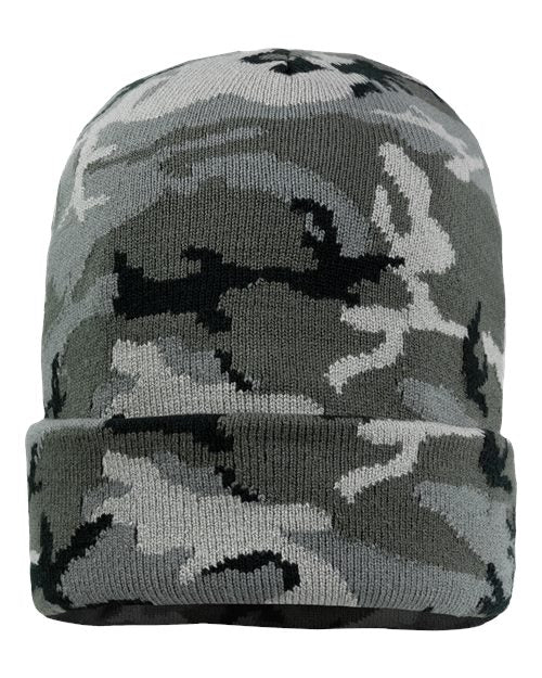 SP12 - 12" Solid Cuffed Beanie