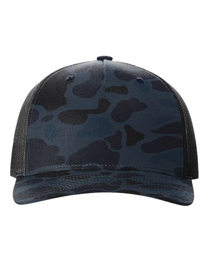 112PFP - Printed Five-Panel Trucker Cap