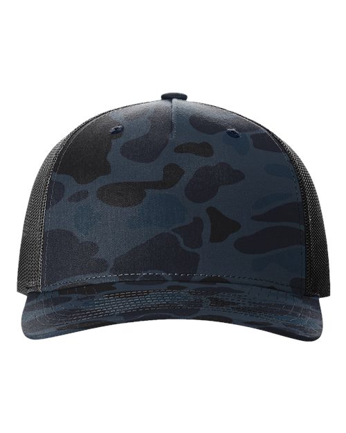 112PFP - Printed Five-Panel Trucker Cap