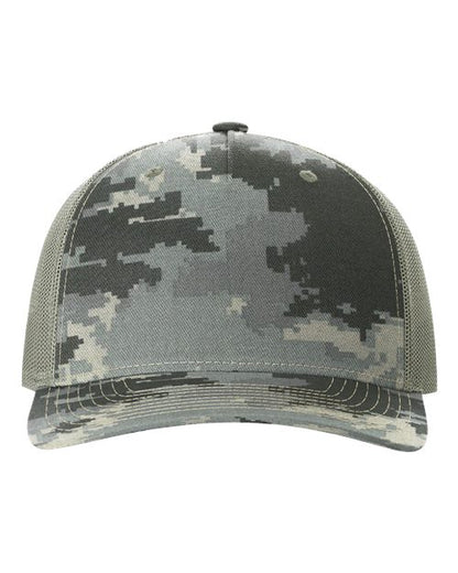112PFP - Printed Five-Panel Trucker Cap
